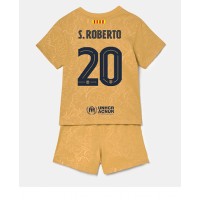 Barcelona Sergi Roberto #20 Udebanesæt Børn 2022-23 Kortærmet (+ Korte bukser)